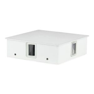 4W LED Wall Light White Body Square 4000K IP65