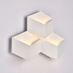 9W LED Wall Light White Body 4000K IP20