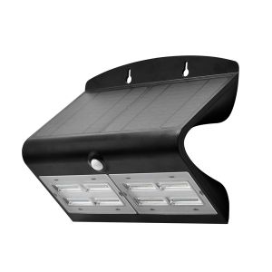 6.8W LED Solar Wall Light 4000K+4000K Black+Black Body