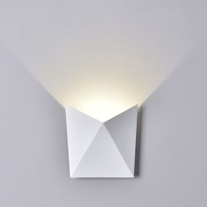 5W LED Wall Light White Body IP65 3000K