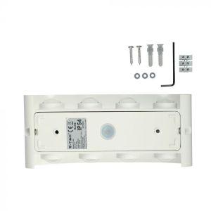 8W LED Wall Light Sand White IP54 3000K