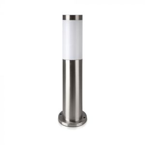 E27 Bollard Lamp 45CM With Stainless Steel Body Satin Nickel IP44