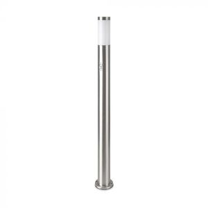 E27 Bollard Lamp 110CM With PIR Sensor Stainless Steel Satin Nickel IP44