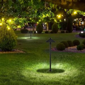 7W Led Garden Spike Light Black Body IP65 3000K