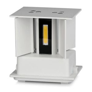 5W Wall Lamp With Bridglux Chip White Body Square IP65 3000K