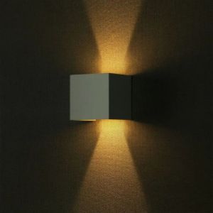 5W Wall Lamp With Bridglux Chip White Body Square IP65 3000K