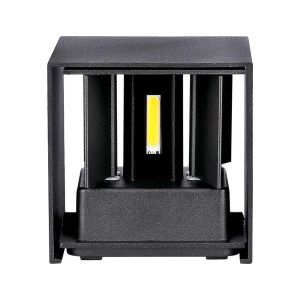 5W Wall Lamp With Bridglux Chip Black Body Square IP65 4000K