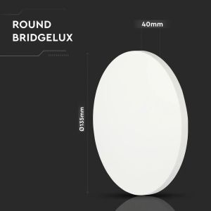 6W Wall Lamp White Body Round IP65 3000K