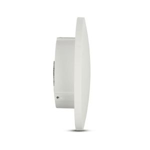 6W Wall Lamp White Body Round IP65 3000K