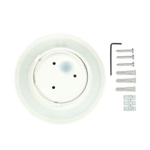 6W Wall Lamp White Body Round IP65 3000K