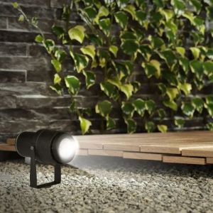 SKU 217544 12W LED Garden Spike Lamp Black Body 3000K V-TAC