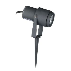 12W LED Garden Spike Lamp Grey Body 3000K