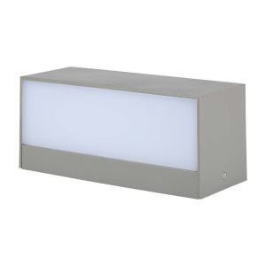 12W LED Up/Down Outdoor Soft Light-Large 3000K Grey Body IP65