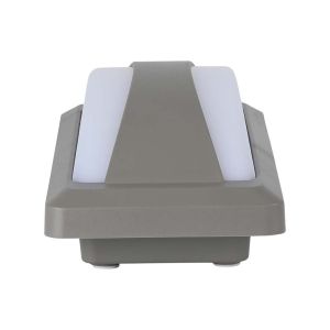 12W LLED Bulkhead With Softlight 6500K Grey Body IP65