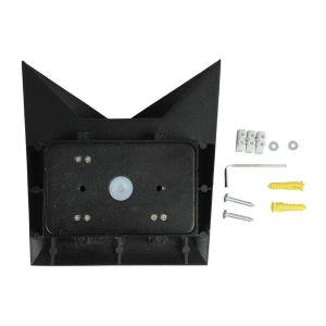 5W LED Wall Light Black Body IP65 3000K