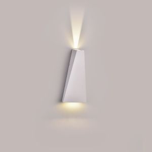 6W LED Wall Light White Body IP65 4000K