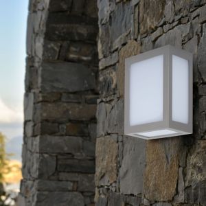 12W LED Wall Light Grey Body 3000K