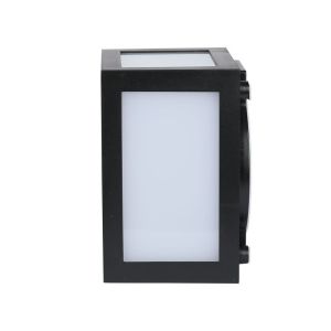 12W LED Wall Light Black Body 4000K