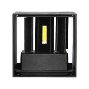 11W LED Wall Lamp With Bridgelux Chip Black 3000K Square