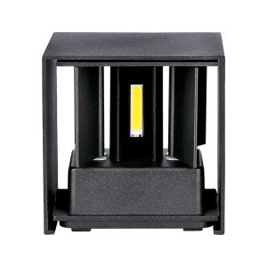 11W LED Wall Lamp With Bridgelux Chip Black 4000K Square