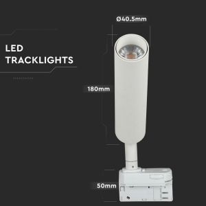 7W LED Tracklight SAMSUNG CHIP White Body 3000K