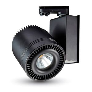 33W LED COB CRI>95 Track Light Black Body 5000K