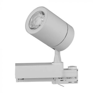 35W LED Track Light White Body 3000K