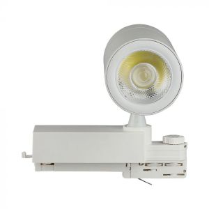 35W LED Track Light White Body 3000K