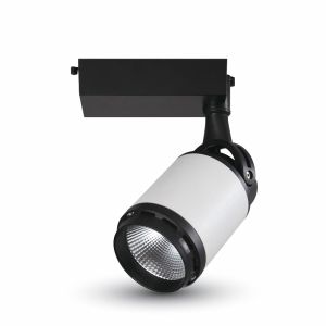 10W LED Track Light Black&White Body 6000K