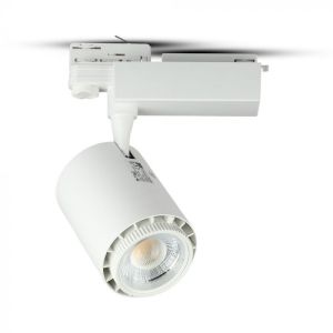 35W LED COB Tracklight White Body 3in1