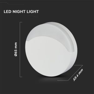 LED Night Light Round 65x53.4mm 4000K