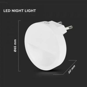 LED Night Light With Round 3000K