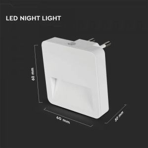 LED Night Light With Square 4000K