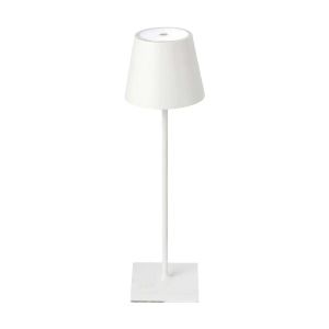 3W Led Table Lamp Rechargeable Touch Dimmable White Body 3000K