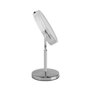 3W LED Mirror Light With 4*AAA Battery Nickel Body D:17CM