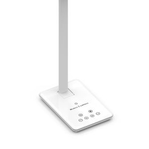 4W LED Table Lamp 3in1 Wireless Charger Square White Body