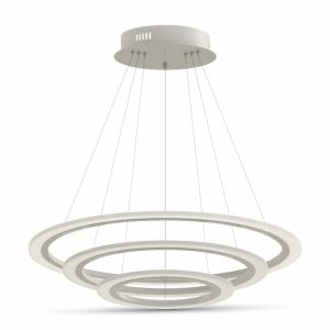 70W Soft Light Chandelier Slim 3 Ring Dimmable 3000K