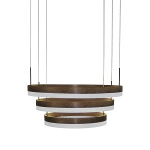 92W Soft Light Chandelier Dimmable Coffee 3000K