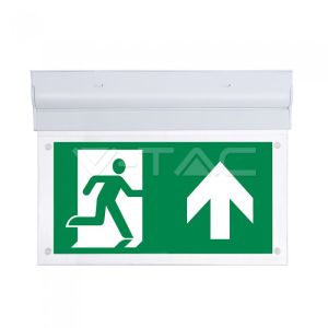 2W LED Wall Surface Emergency Exit Light 6000K