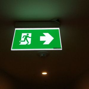 2W LED Wall Surface Emergency Exit Light 6000K