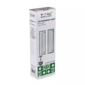 3W Emergency Exit Light 12 Hours Charging 6000K IP65 1200 mah