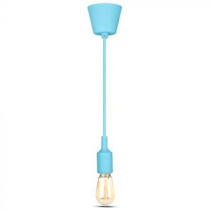 E27 Pendant Holder Light Blue Body