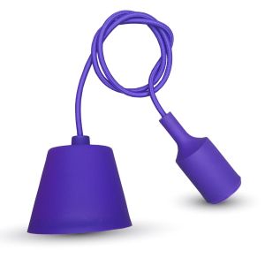 E27 Pendant Holder Purple