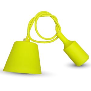 E27 Pendant Holder Yellow