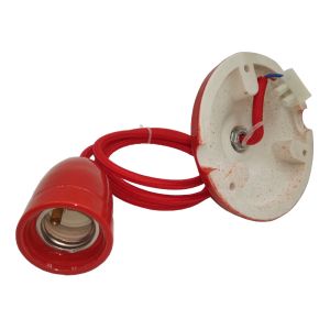 Porcelan Lamp Pendant Red