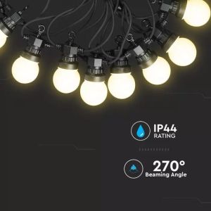 0.5W LED String Light 10M With 20 Bulbs EU 6000K