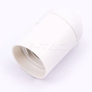 Е27 LAMP HOLDER ( POLYBAG + CARD) WHITE