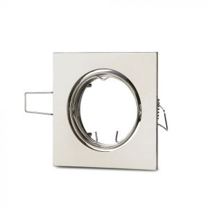 GU10 Fitting Square Movable Satin Nickel