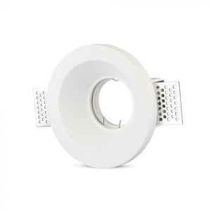 GU10 Fitting Round Gypsum Flat ф120 White