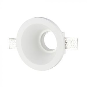 GU10 Fitting Round Gypsum Deep ф120 White